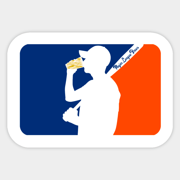 New York Mets Major League Brews Sticker by Major League Brews 